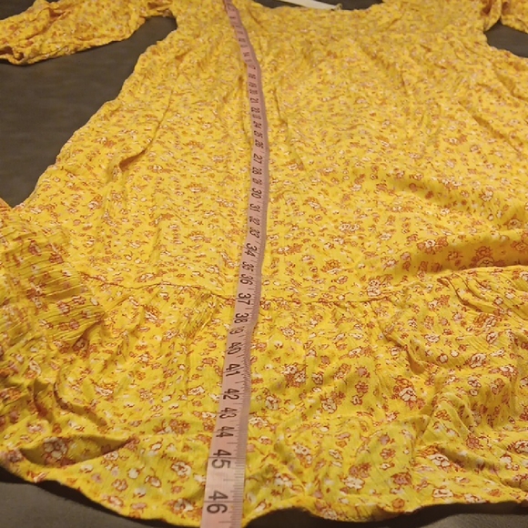 NWT. Riviera Peach Floral Long Sleeve Dress - Picture 10 of 10